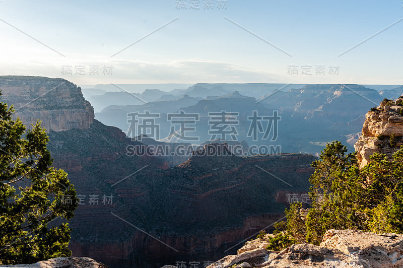 大峡谷的日落