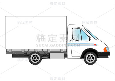 运输货物的卡车。有尸体的卡车。