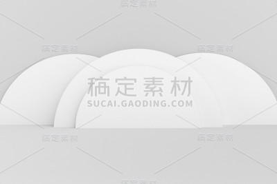 三维抽象模型舞台展示背景