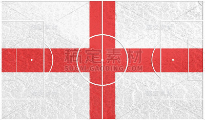 英格兰旗帜纹理足球场