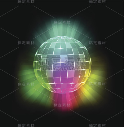 荧光迪斯科球