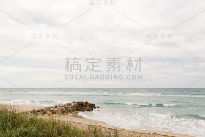 棕榈滩的海滩
