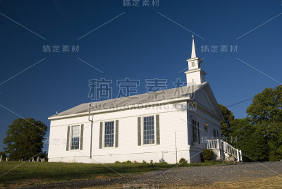 白色农村教会