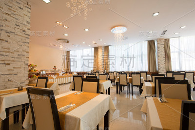 豪华酒店的餐厅