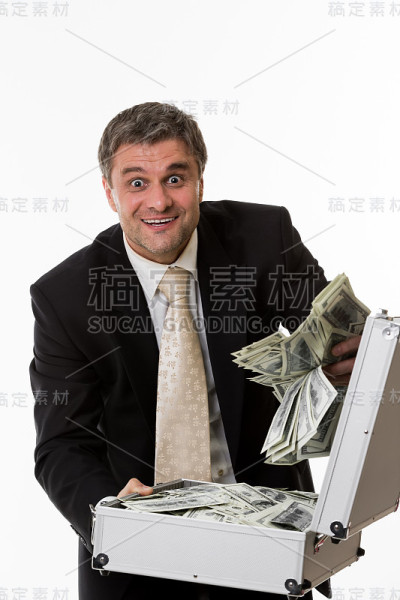 男人中了头奖。