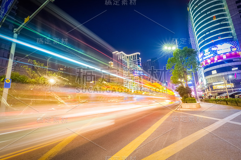 城市交通夜景