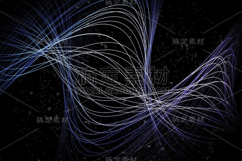 抽象数字线条壁纸