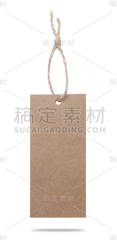 空白的礼物标签