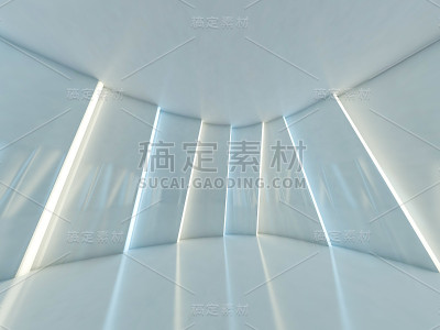 抽象的现代建筑背景。3 d