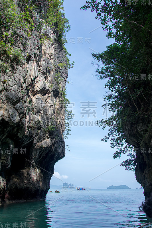 香港岛美丽的海湾-泰国甲米省