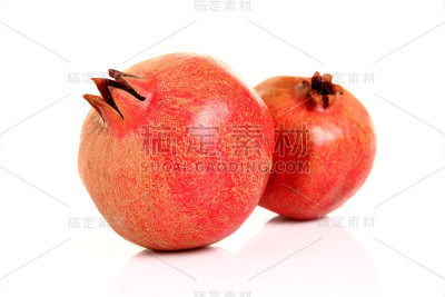 成熟的石榴