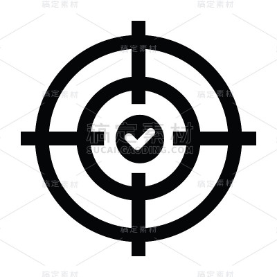 枪，射手，目标图标
