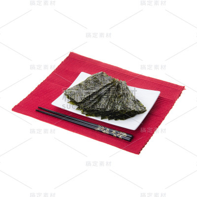 背景是海藻或海藻点心