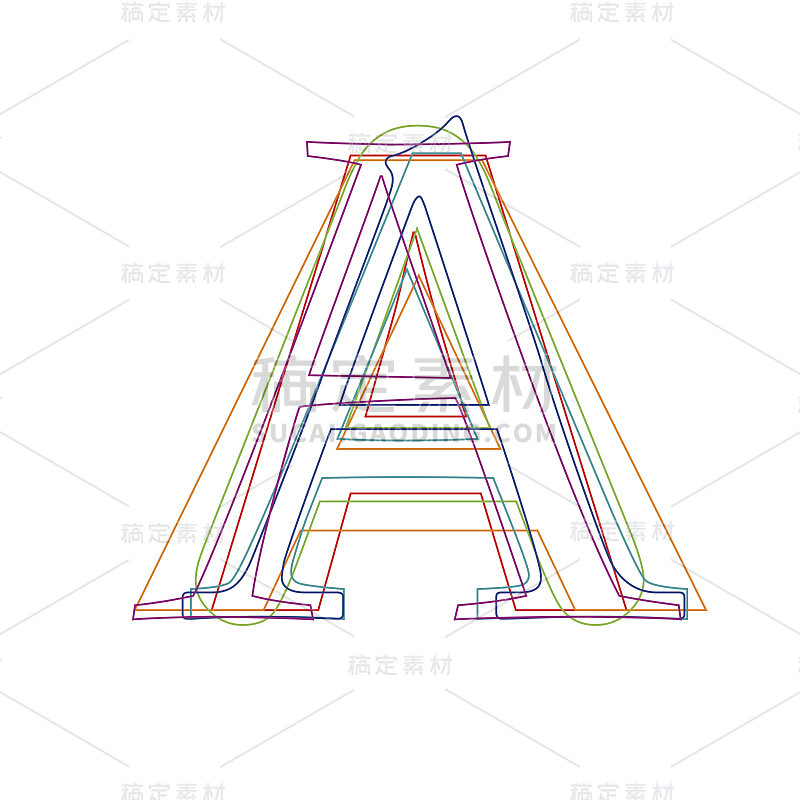 向量符号线性字母A