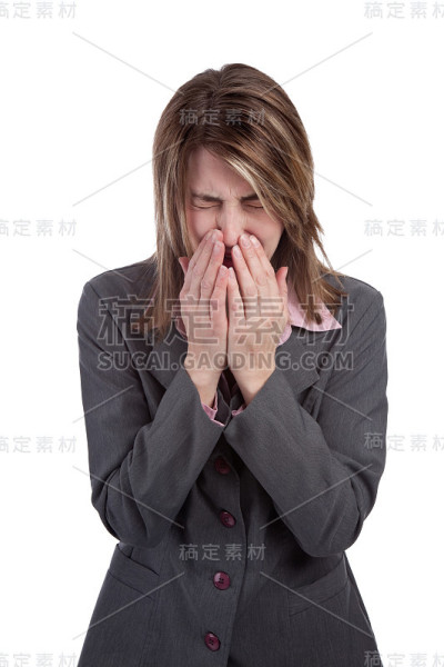 商业的女人哭