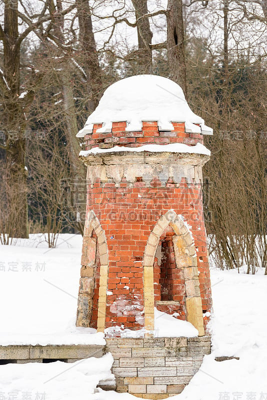 Tsarskoye Selo(普希金)建筑，圣彼得堡东南25公里，俄罗斯。