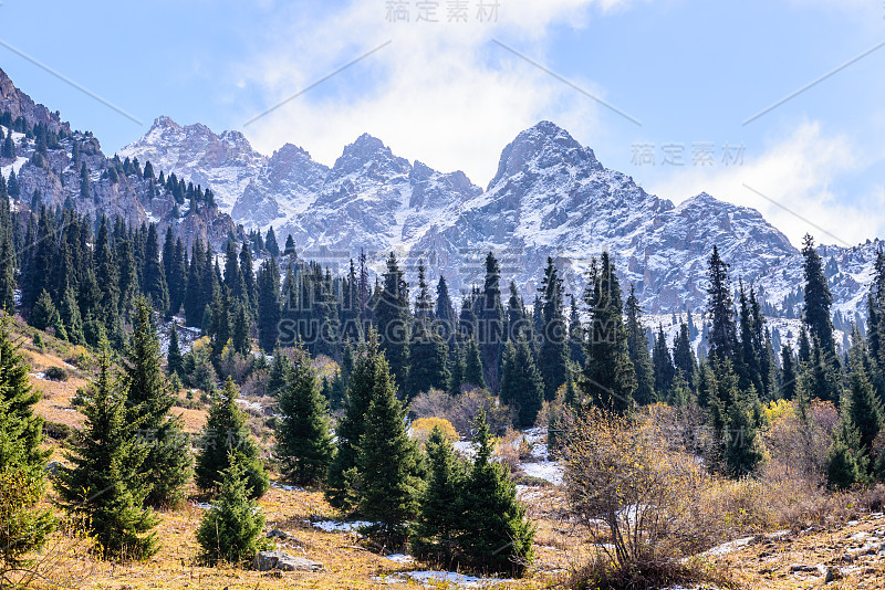 风景如画的山