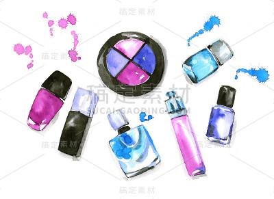 的化妆品。