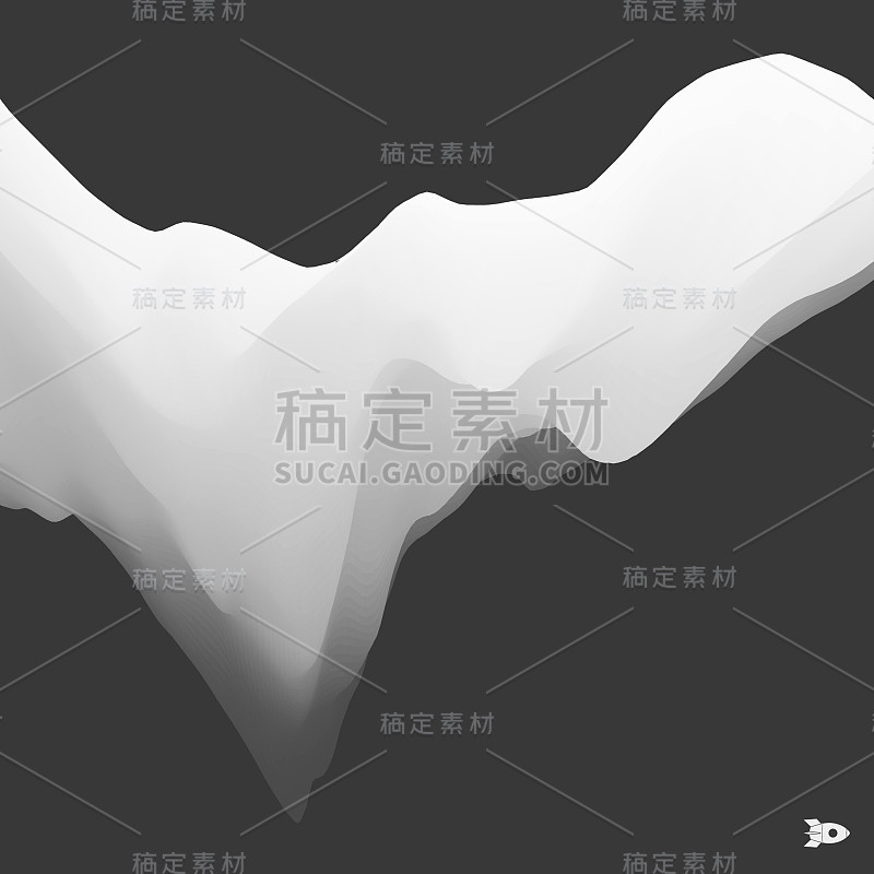 3 d抽象背景。未来的技术风格。动作说明。