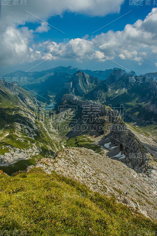 桑蒂斯有线电视台的山景