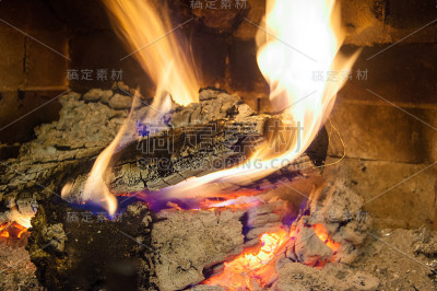 火燃烧的火