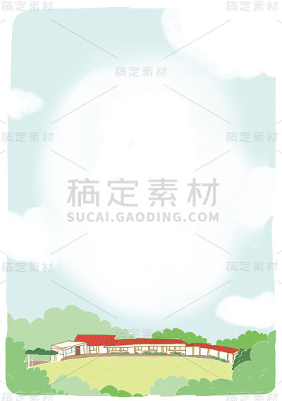 怀旧的学校建筑