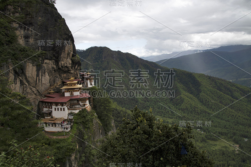 老虎窝寺，Taktsang Dzong寺，帕罗，不丹