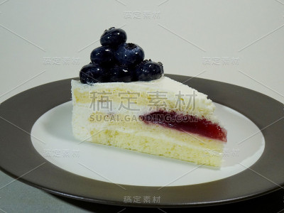 蓝莓香草蛋糕