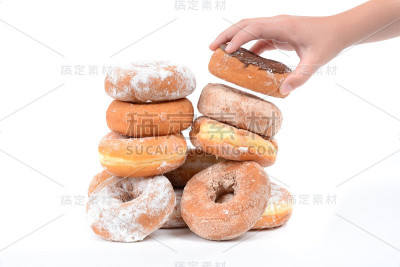 抓住甜甜圈