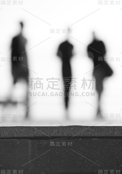 模糊的人
