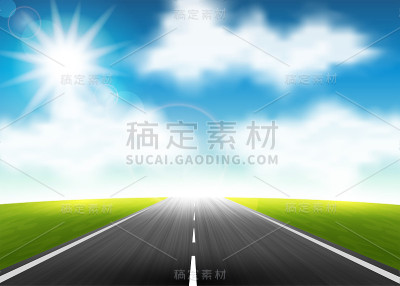 通往地平线的高速公路
