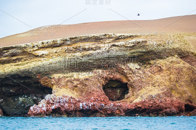 Ballestas岛的形成，秘鲁