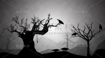 灰暗的风景正在吞噬大地