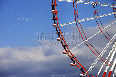 摩天轮的一部分