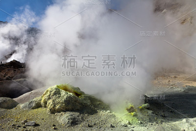 堪察加半岛的火山