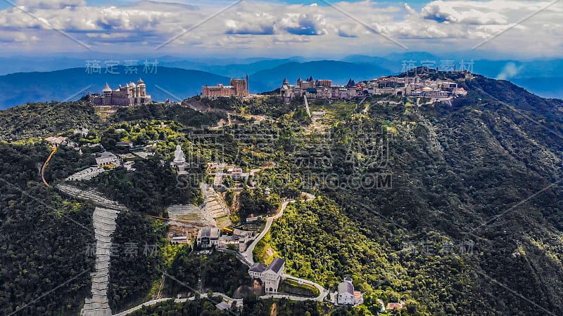 山顶巴那山鸟瞰图