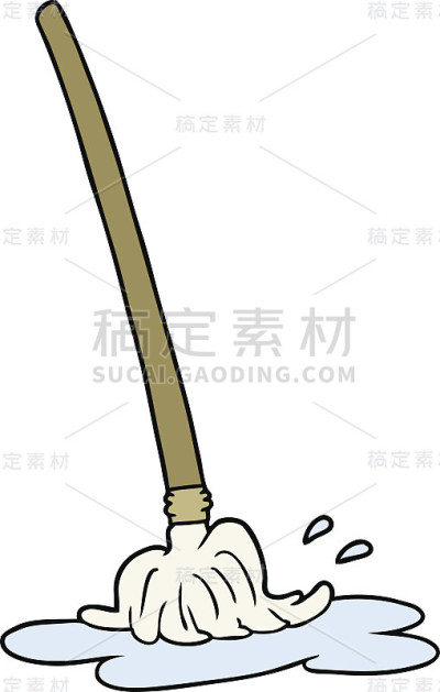 湿卡通拖把