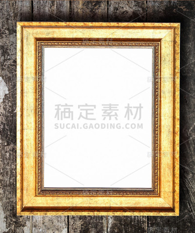 古老的乡村木相框