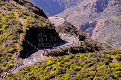 沥青路面鸟瞰图