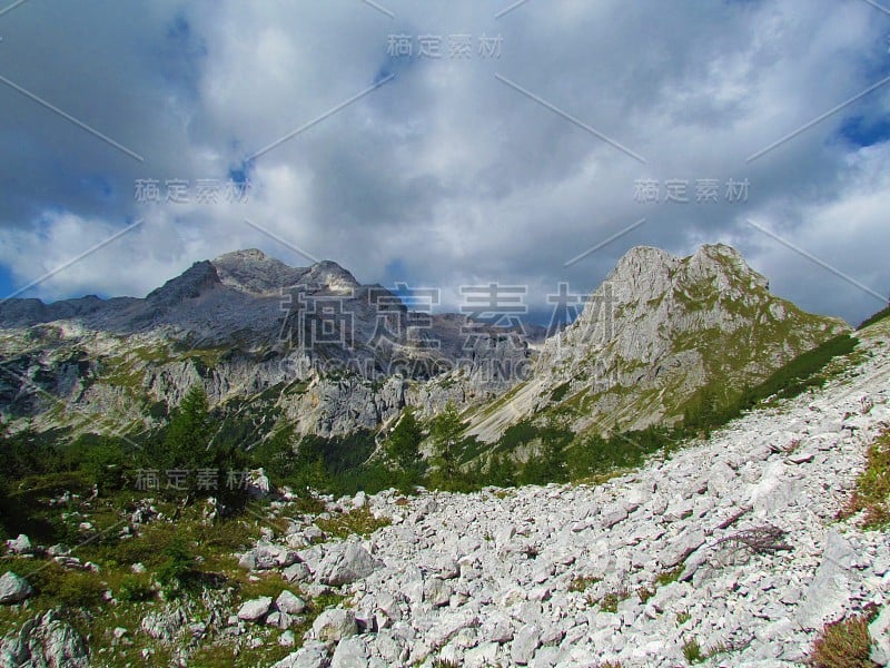 特里格拉夫国家公园的高山景观