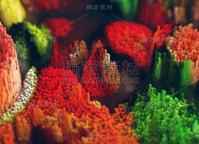 漂亮的三维地形