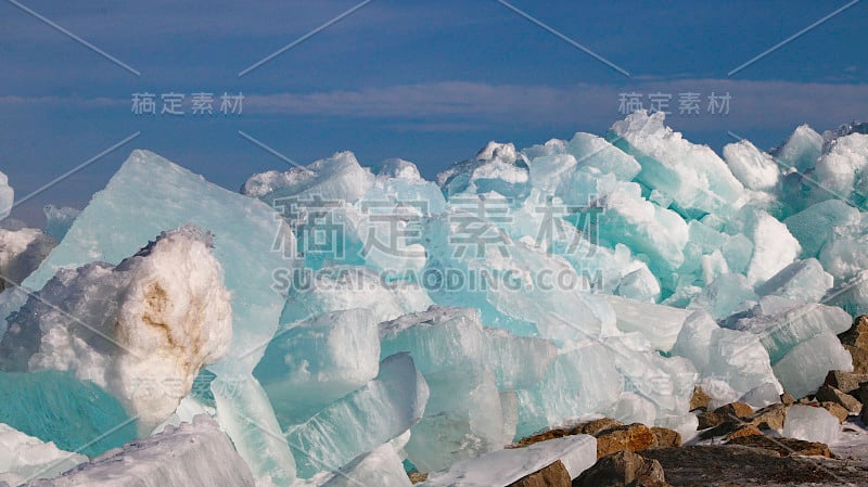 密歇根湖浮冰