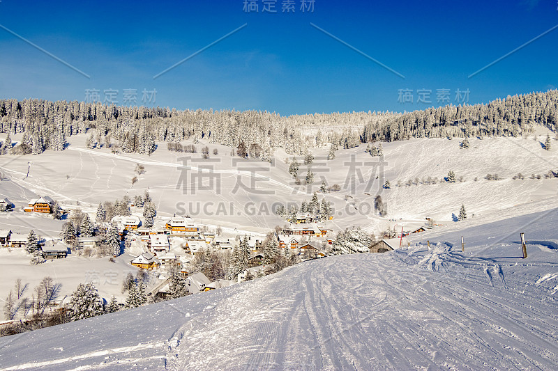 Todtnauberg滑雪胜地是黑森林中最著名的滑雪胜地之一。