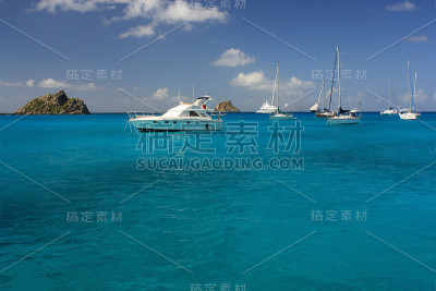 加勒比岛附近