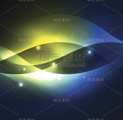 霓虹灯照亮波