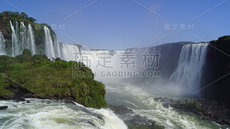 Iguazú瀑布或Iguaçu瀑布