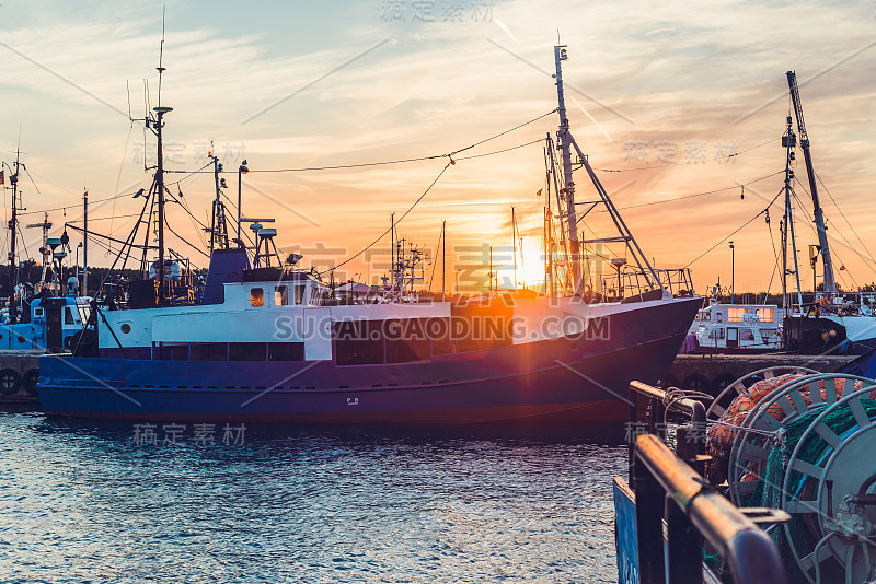 Ship in the harbor