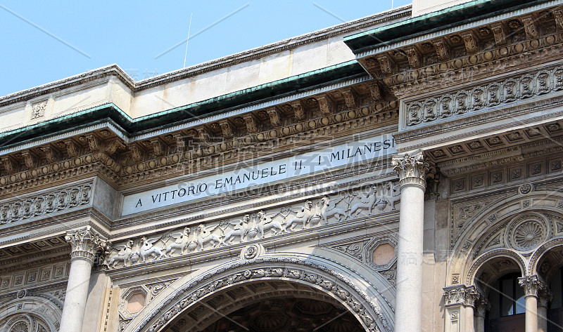 Vittorio Emanuele II画廊，米兰，意大利