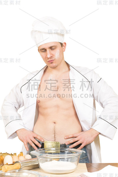用面粉和这个人一起煮
