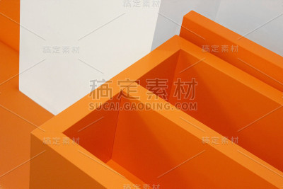 倾斜特写图像的平行表面类似书架